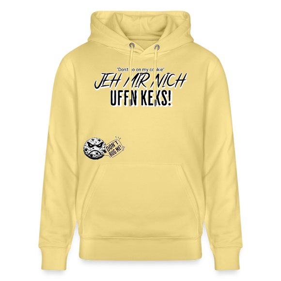 JEH MIR NICH UFFN KEKS-Unisex Bio-Hoodie - Gelb Viva 