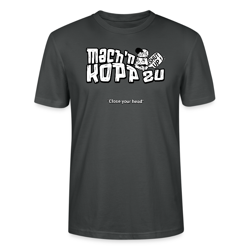 MACH N KOPP ZU-Unisex T-Shirt Bio II - Anthrazit