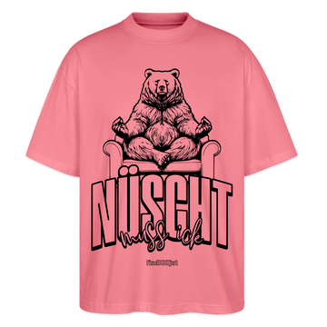 NÜSCHT MUSS ICK-Unisex Oversize Bio-T-Shirt - Pink 