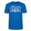 Berlin Shirt mit Schnauze-NÜSCHT MUSS ICK-Unisex T-Shirt Bio - Pfauenblau