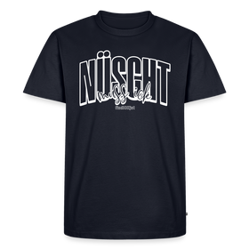 NÜSCHT MUSS ICK25-Männer Premium BIO T-Shirt - Navy