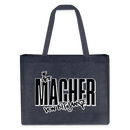 DER MACHER VON DIT JANZE - BIO Einkaufstasche - midnight Blue