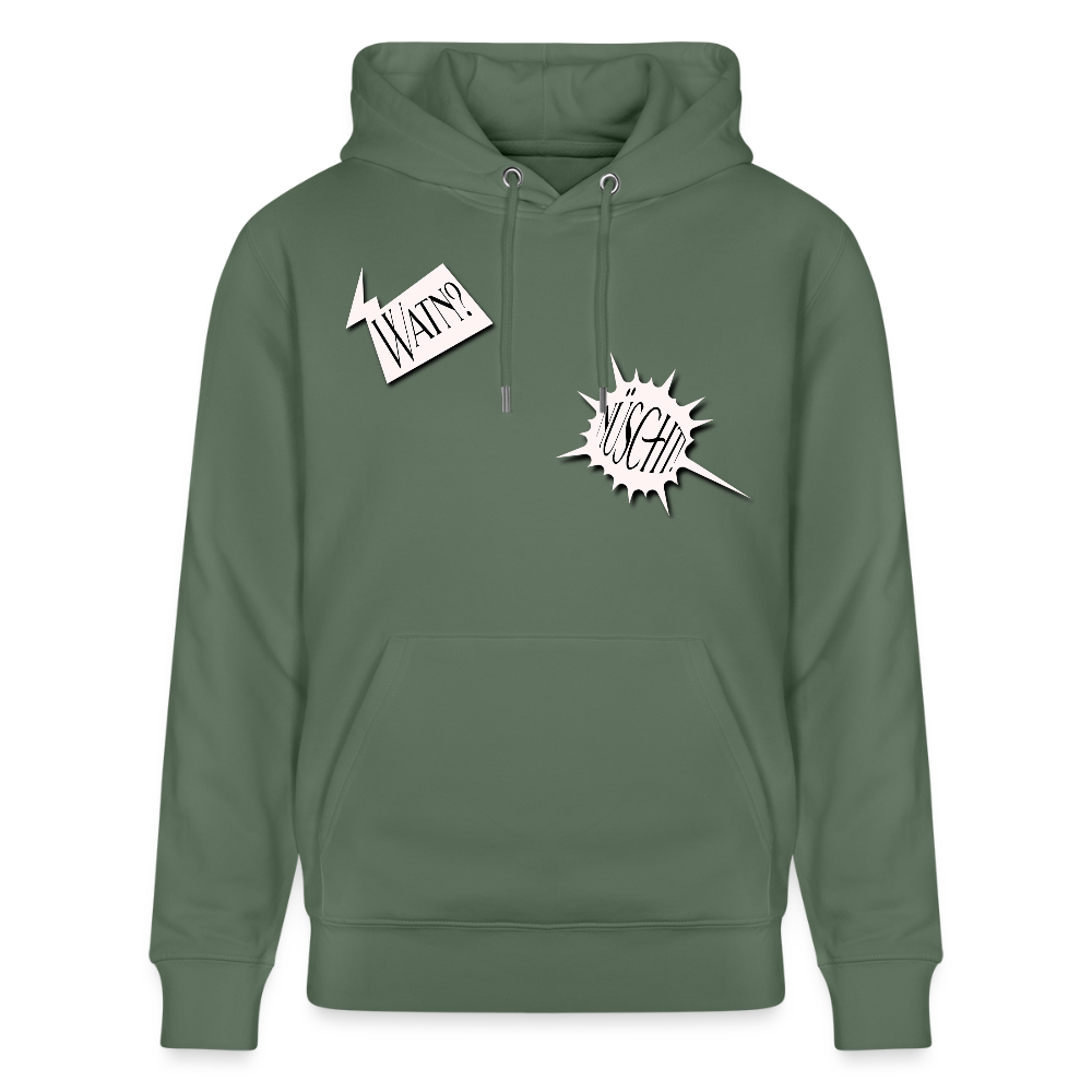 WATN? NÜSCHT!-Unisex Bio-Hoodie - Tanngrün