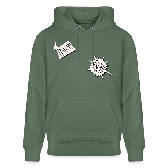 WATN? NÜSCHT!-Unisex Bio-Hoodie - Tanngrün