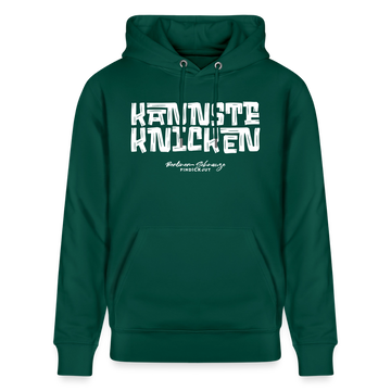 Berliner Schnauze - KANNSTE KNICKEN-Unisex Bio-Hoodie - Forest