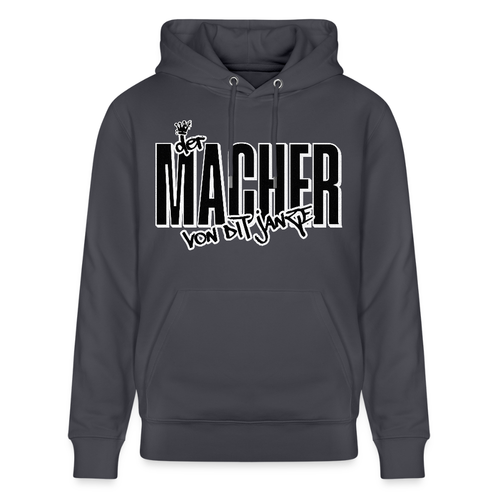DER MACHER VON DIT JANZE - Unisex Bio-Hoodie - Indigoblau
