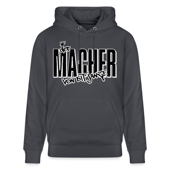 DER MACHER VON DIT JANZE - Unisex Bio-Hoodie - Indigoblau