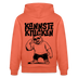 Berliner Spruch-KANNSTE KNICKEN-Unisex Bio-Hoodie mit Berliner Bär - Hellrot