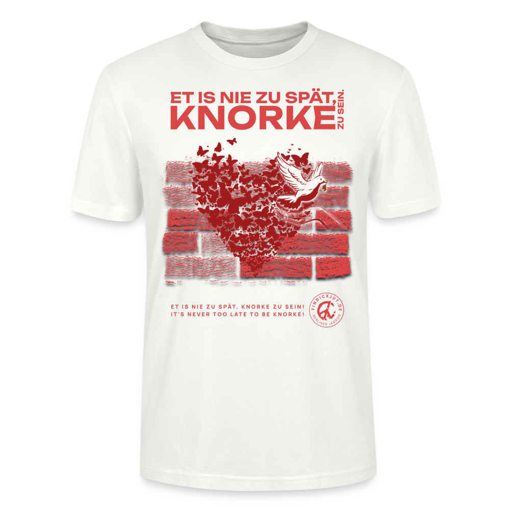 SEI KNORKE - Frontprint - Unisex Bio T-Shirt - Weiß