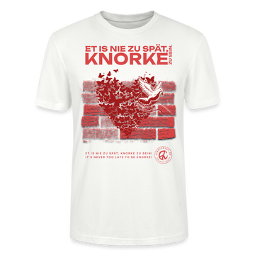SEI KNORKE - Frontprint - Unisex Bio T-Shirt - Weiß