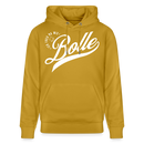 ICK FREU MA WIE BOLLE-Unisex Bio-Hoodie - Ocker