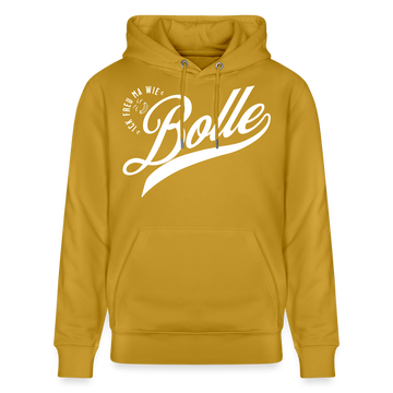ICK FREU MA WIE BOLLE-Unisex Bio-Hoodie - Ocker