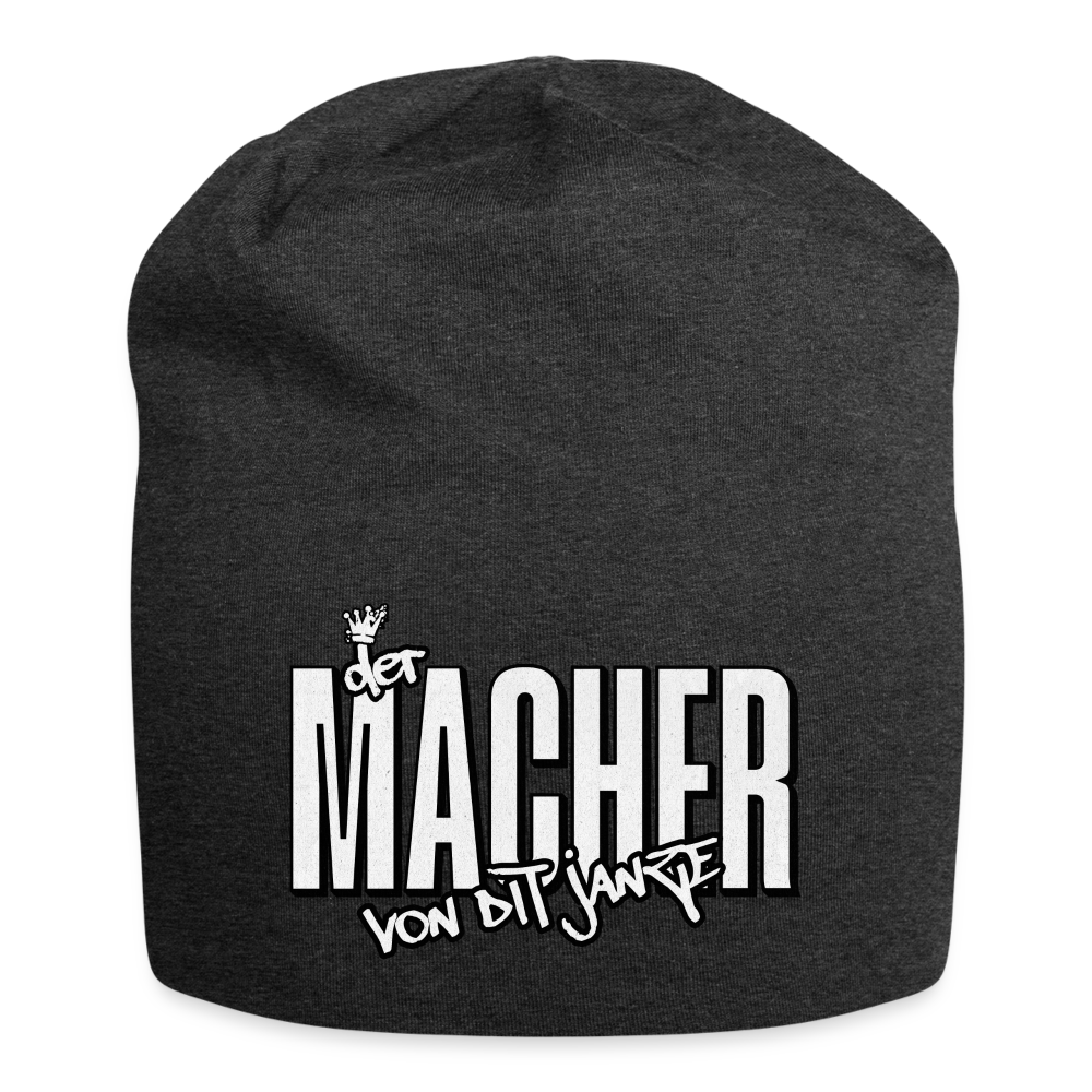 DER MACHER VON DIT JANZE - Jersey-Beanie - Anthrazit