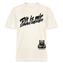 Dit is mir SCHNURZPIEPE-Relaxed Fit Unisex Bio-T-Shirt - Naturweiß 