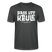 Berliner Spruch-PASS UFF KEULE-Unisex T-Shirt mit Berliner Schnauze - Anthrazit