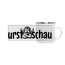 URST SCHAU - Panorama Emaille-Tasse - Weiß