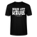 Berliner Spruch-PASS UFF KEULE-Unisex T-Shirt mit Berliner Schnauze - Schwarz