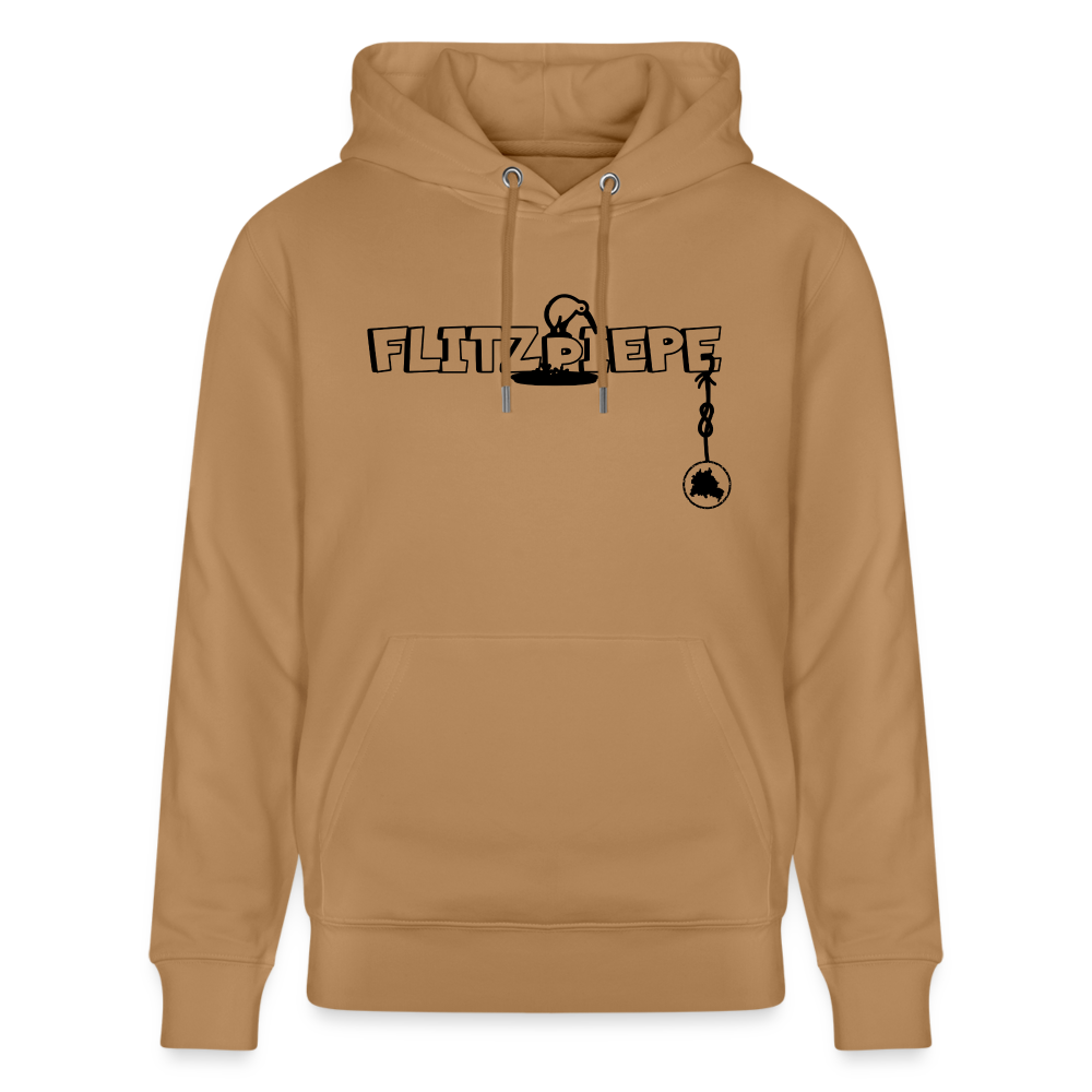 EINE FLITZPIEPE - Unisex Bio-Hoodie - Latte