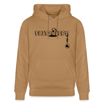 EINE FLITZPIEPE - Unisex Bio-Hoodie - Latte