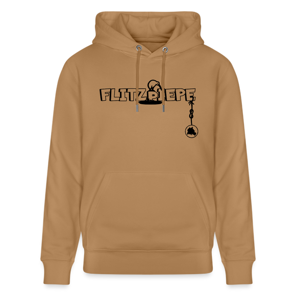 EINE FLITZPIEPE - Unisex Bio-Hoodie - Latte