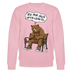 Berliner Bär und Spruch-JEH MIR NICH UFFN SENKEL-Unisex Bio-Sweatshirt - Hellrosa