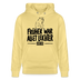 Berliner Spruch-FRÜHER WAR ALLET LEICHTERUnisex Bio-Hoodie - Gelb Viva 