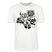 ICK LACH MIR N AST - Schmal geschnittenes Bio-Unisex-T-Shirt mit Berliner Bär - Weiß