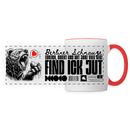 Berlin Souvenir-FIND ICK JUT-Panoramatasse - Weiß/Rot