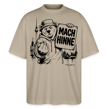 MACH HINNE – Berlin Souvenir -Oversized Unisex Bio T-Shirt - Steingrau