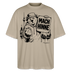 MACH HINNE – Berlin Souvenir -Oversized Unisex Bio T-Shirt - Steingrau