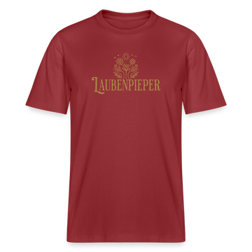 LAUBENPIEPER-Relaxed Fit Unisex Bio-T-Shirt - Erdrot