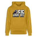 ICK DARF DIT|Taube-Unisex Bio-Hoodie - Ocker