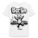 Berlin Souvenir-Bio Teenager T-Shirt-BERLIN ICK LIEBE DIR - Weiß
