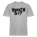Berlin Shirt mit Berliner Schnauze-KIEKSTN SO?- RELAXED FIT Unisex Bio T-Shirt - Grau meliert