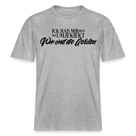 WIR SIND DIE GEILSTEN-Relaxed Fit Unisex Bio-T-Shirt - Grau meliert