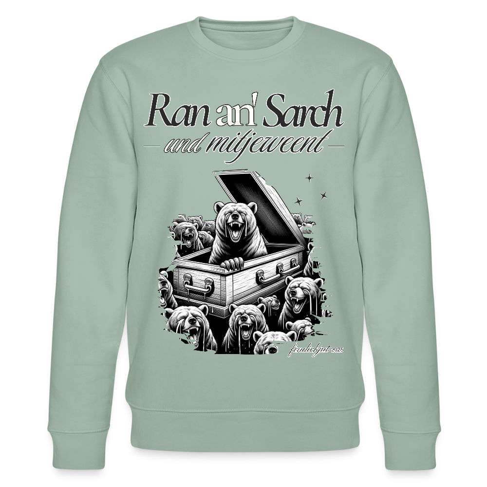 Ran an Sarch-Unisex Bio-Sweatshirt II - Helles Graugrün