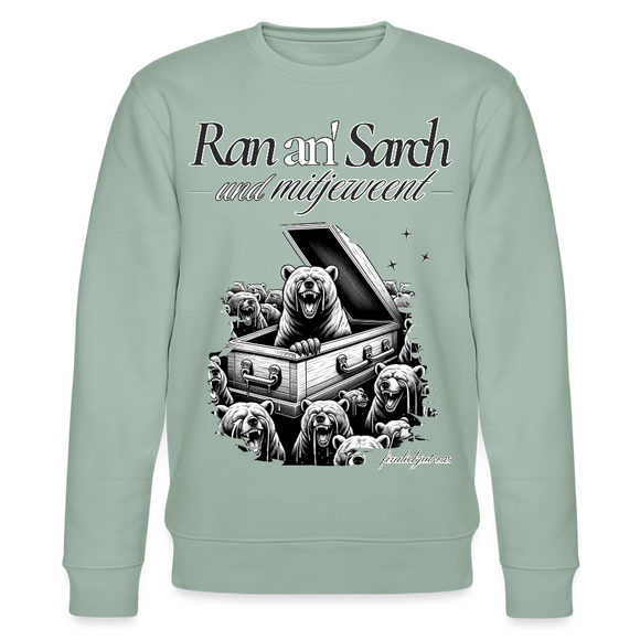 Ran an Sarch-Unisex Bio-Sweatshirt II - Helles Graugrün