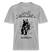DRUFF JESCHISS'N-Relaxed Fit Unisex Bio-T-Shirt - Grau meliert