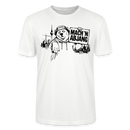 Dit freundliche Shirt mit Berliner Schnauze-MACH 'N ABJANG-Unisex Bio T-Shirt - Weiß