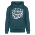 ICK DARF DIT-Unisex Bio-Hoodie mit Berliner Spruch - Dunkles Petrol