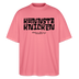 Berliner Spruch-KANNSTE KNICKEN-Oversized Unisex Bio T-Shirt - Pink 