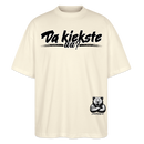 Da kiekste, wa? -Oversized Unisex Bio T-Shirt II - Weißgrau