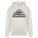 Berliner Bär-Unisex Bio-Hoodie-DIT IS MIR SCHNURZPIEPE - Beige meliert