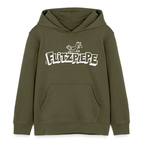FLITZPIEPE-Kinder Bio-Hoodie 2026 - Khaki