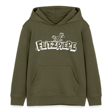 FLITZPIEPE-Kinder Bio-Hoodie 2026 - Khaki