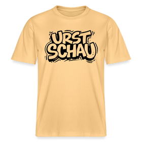Ostalgie- RELAXED FIT Unisex Bio T-Shirt-URST SCHAU - Hellgelb