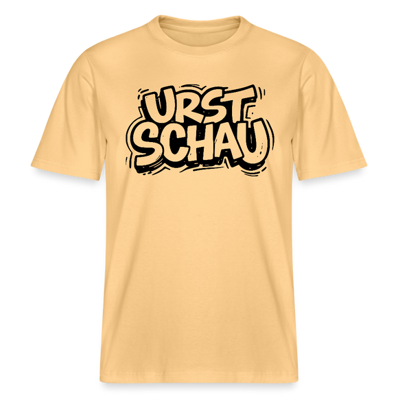 Ostalgie- RELAXED FIT Unisex Bio T-Shirt-URST SCHAU - Hellgelb