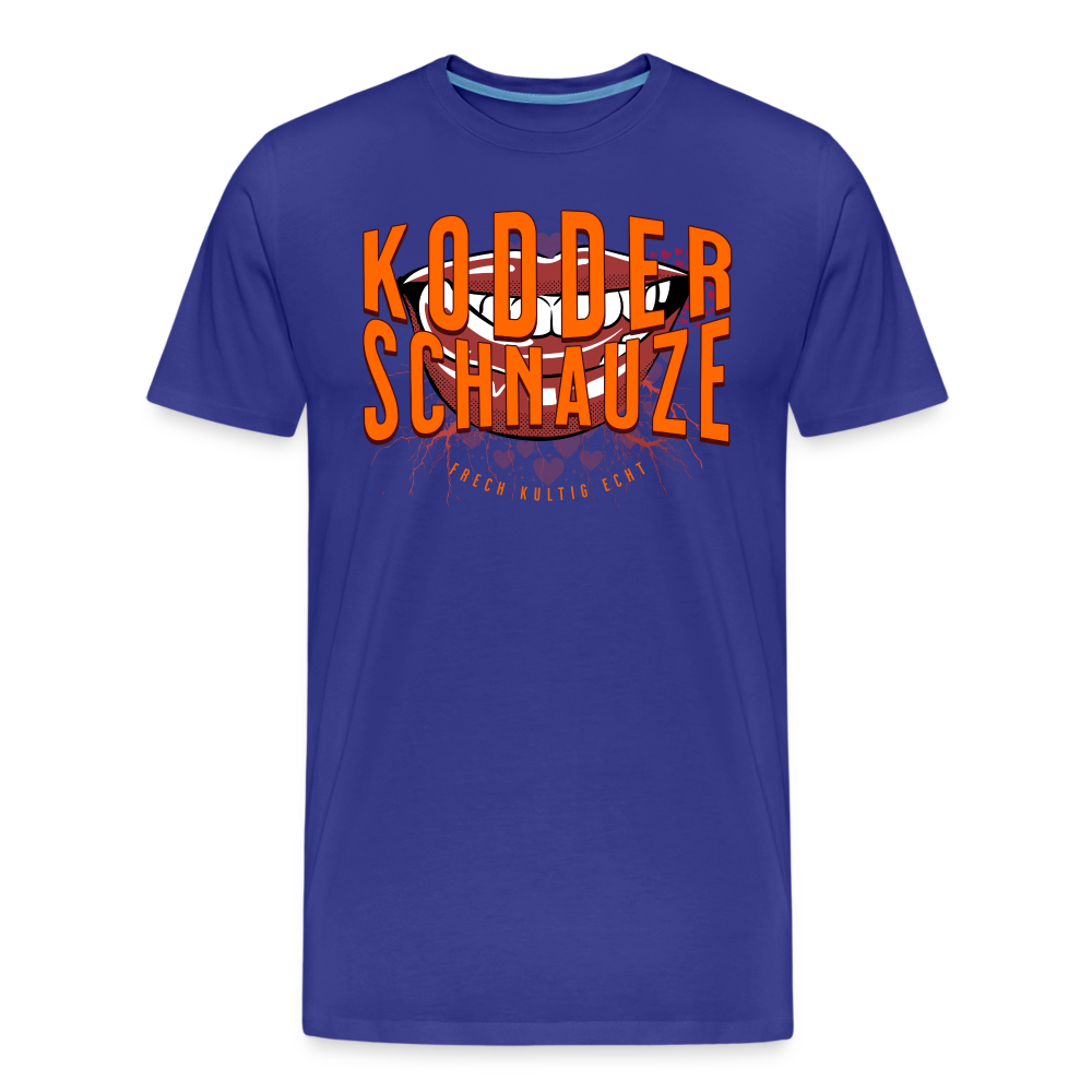 KODDERSCHNAUZE - Männer Premium Bio T-Shirt - Königsblau