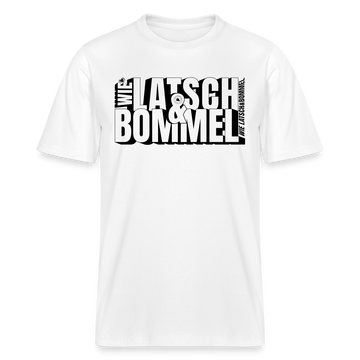 WIE LATSCH UND BOMMEL - Relaxed Fit Unisex Bio-T-Shirt - Weiß