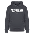 Berliner Begrüssung-TACHCHEN IHR FLITZPIEPEN- Bio-Hoodie - Indigoblau